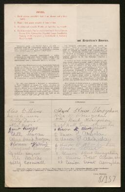 Petition - 8/157 - Abersychan