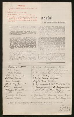 Petition - 8/159 - Abersychan