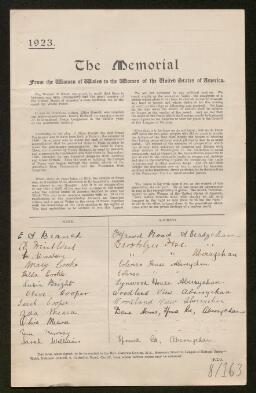 Petition - 8/163 - Abersychan