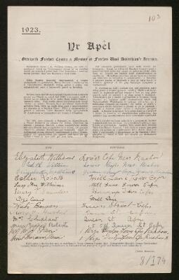 Petition - 8/174 - Cefn