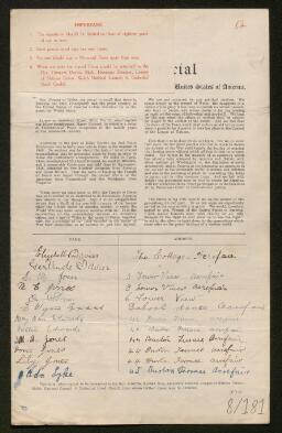 Petition - 8/181 - Cefn