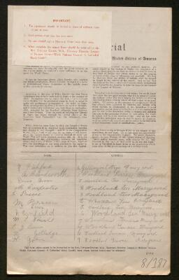 Petition - 8/187 - Pontypridd Town