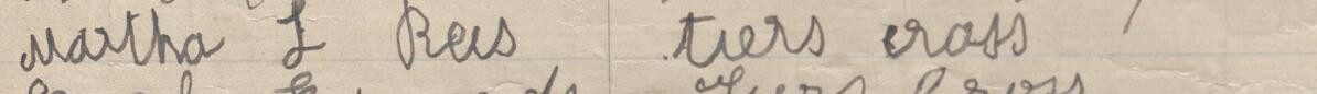 Image of Martha L Rees's signature and address in the petition