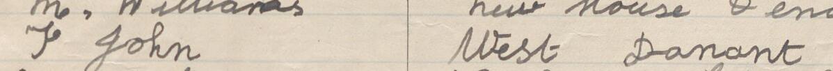 Image of F John's signature and address in the petition