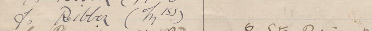 Image of Miss J Ribbon's signature and address in the petition