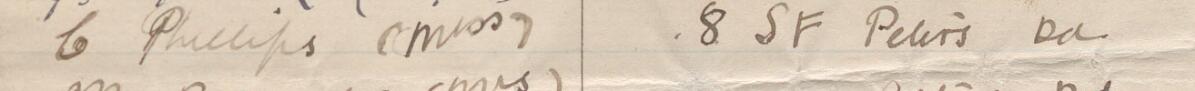 Image of Miss C Phillips's signature and address in the petition