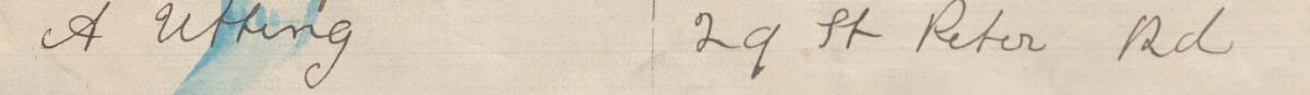 Image of A Utting's signature and address in the petition