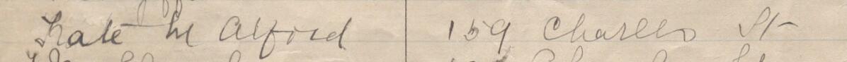 Image of Kate M. Alford's signature and address in the petition