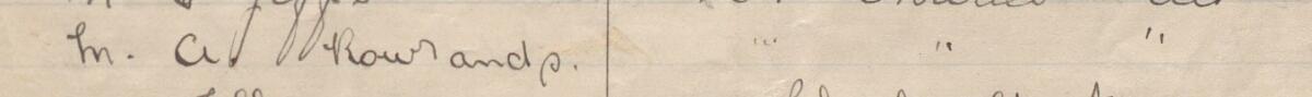 Image of M. A. Rowlands's signature and address in the petition