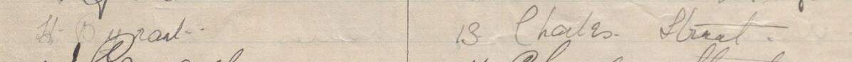 Image of H Byrant's signature and address in the petition