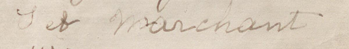 Image of S B Marchant @'s signature and address in the petition