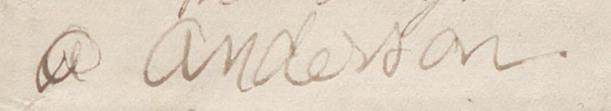Image of D Anderson @'s signature and address in the petition