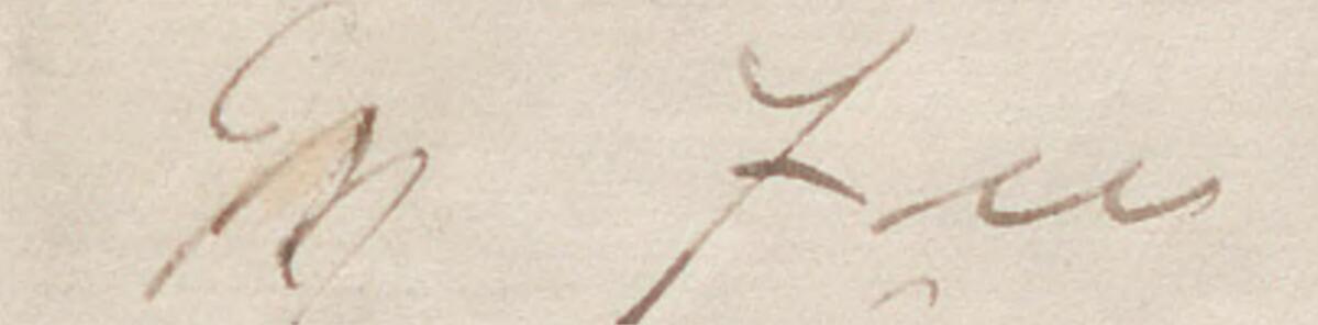 Image of M Fee @'s signature and address in the petition