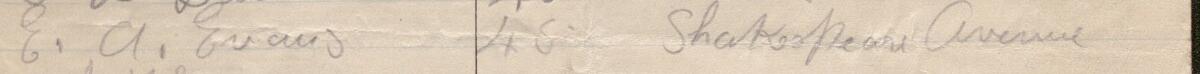 Image of E.A. Evans's signature and address in the petition