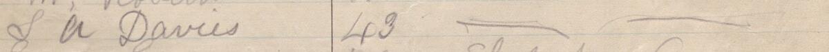 Image of S.A. Davies's signature and address in the petition