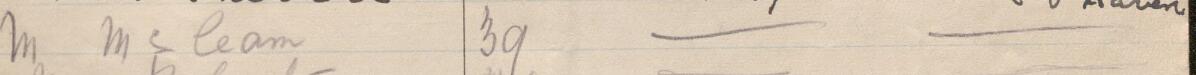 Image of M McLean's signature and address in the petition