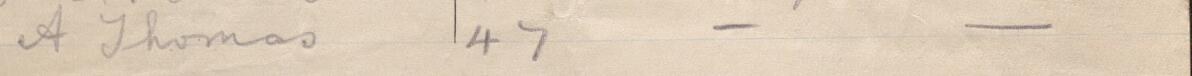 Image of A Thomas's signature and address in the petition