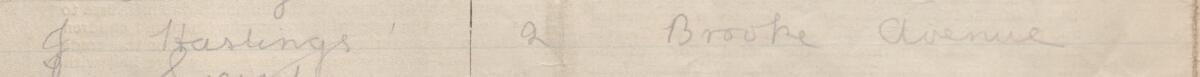 Image of J Hastings's signature and address in the petition