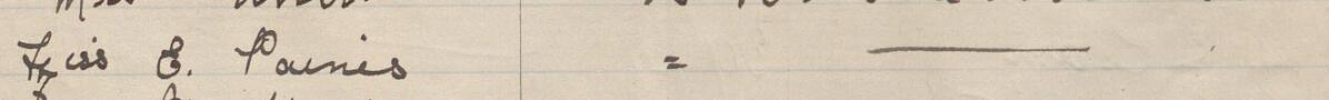 Image of Miss E Paines's signature and address in the petition