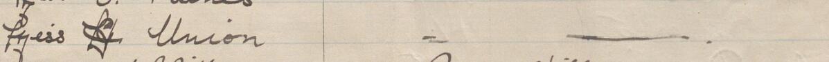 Image of Miss H Union's signature and address in the petition