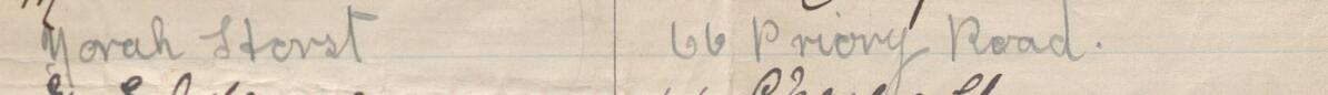 Image of Norah Horst's signature and address in the petition