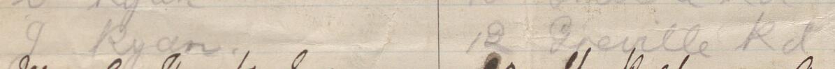 Image of J Ryan's signature and address in the petition
