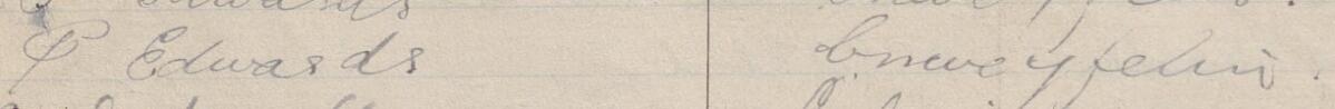 Image of P Edwards's signature and address in the petition