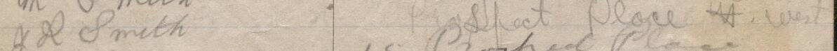 Image of J R Smith's signature and address in the petition