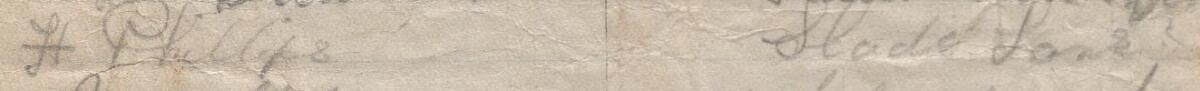 Image of H Phillips's signature and address in the petition