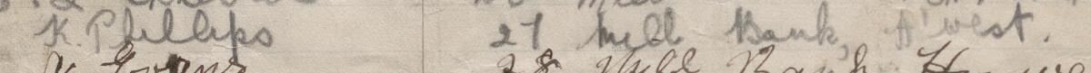 Image of K Phillips's signature and address in the petition