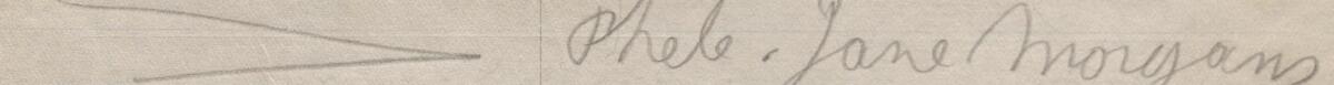 Image of Jane Morgans @'s signature and address in the petition