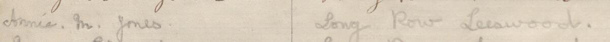 Image of Annie M. Jones's signature and address in the petition