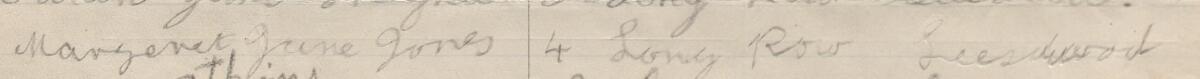 Image of Margaret Jane Jones's signature and address in the petition