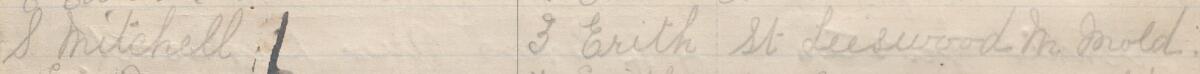 Image of S. Mitchell's signature and address in the petition