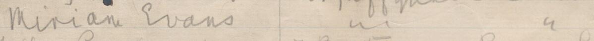 Image of Miriam Evans's signature and address in the petition