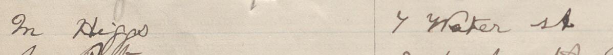 Image of M Higgs's signature and address in the petition