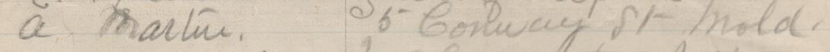 Image of A Martin's signature and address in the petition