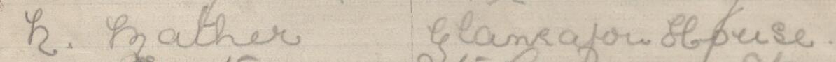 Image of N Mather's signature and address in the petition