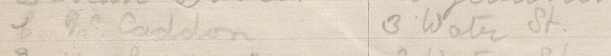 Image of E M Caddon's signature and address in the petition