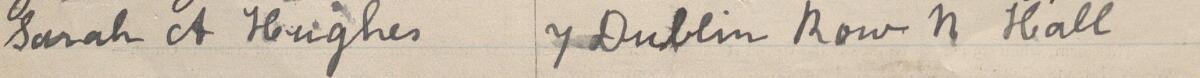 Delwedd o lofnod Mark a'i gyfeiriad ar y ddeiseb
