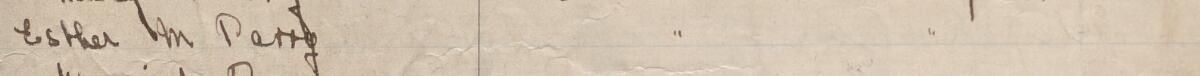 Image of Esther M Parry's signature and address in the petition