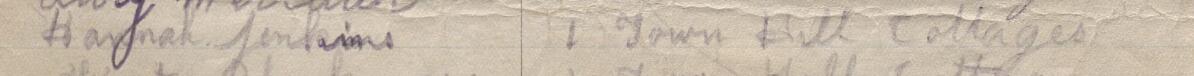 Image of Hannah Jenkins's signature and address in the petition