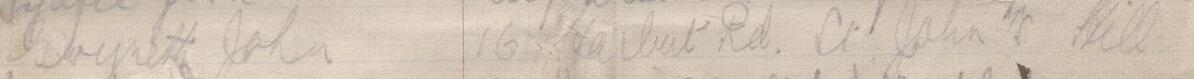 Image of Gwyneth John's signature and address in the petition