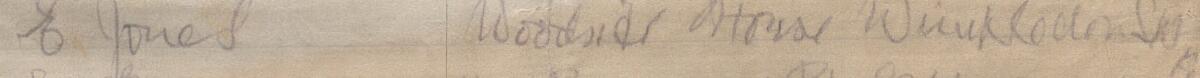 Image of E. Jones's signature and address in the petition