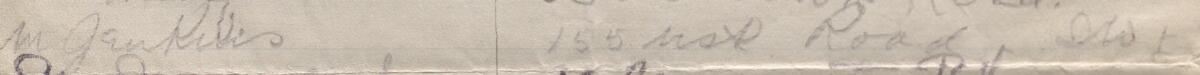 Image of M. Jenkins's signature and address in the petition