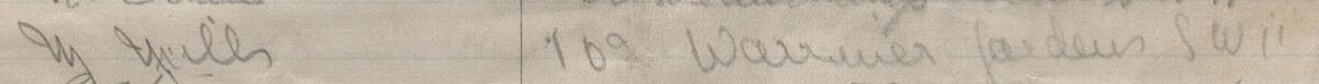 Image of M. Mills's signature and address in the petition