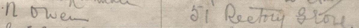 Image of N. Owen's signature and address in the petition