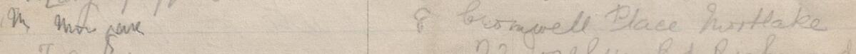 Image of M. Morgan's signature and address in the petition