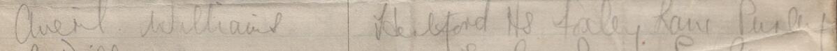 Image of Averil Williams's signature and address in the petition