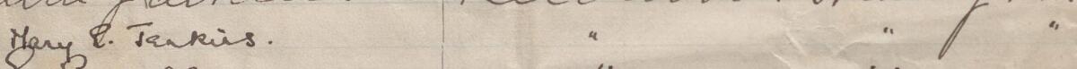 Image of Mary R. Jenkins's signature and address in the petition